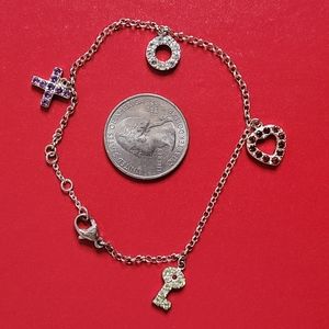 Silver Charmed Bracelet